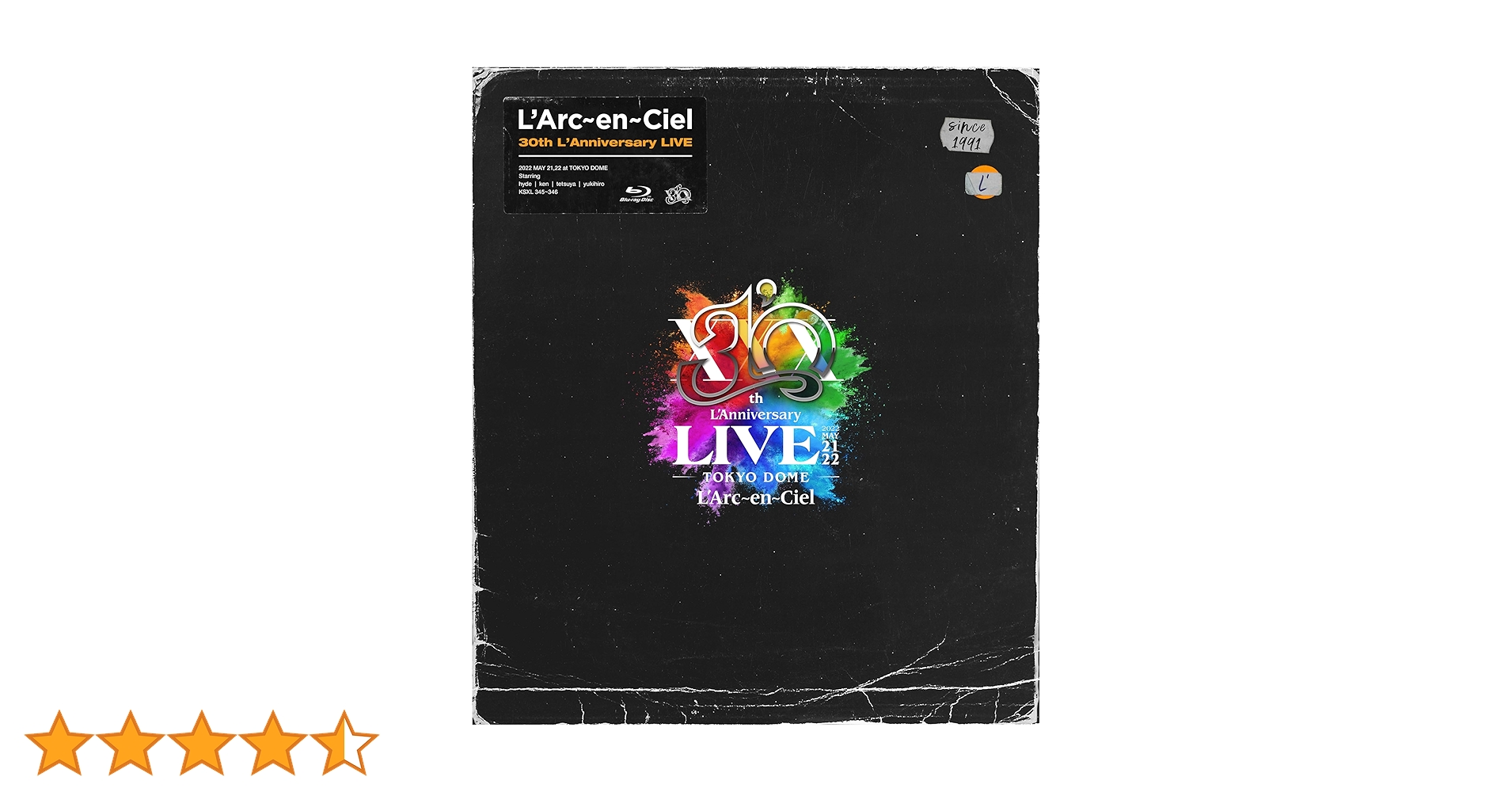 L'Arc～en～Ciel ラルクアンシエル Blu-ray BOX Amazon.co.jp: L'Arc〜en〜Ciel 30th L'Anniversary LIVE (通常盤
